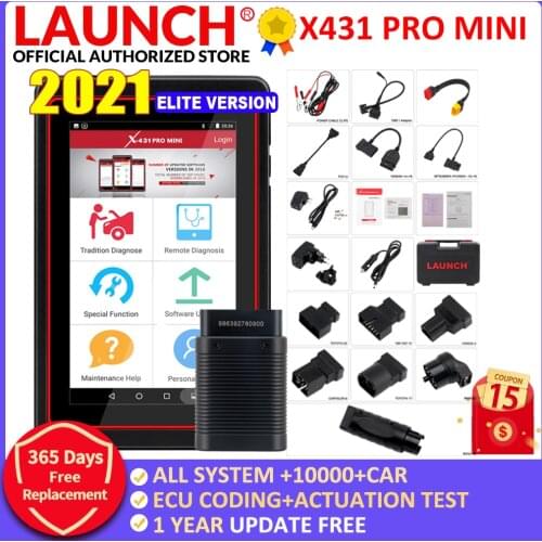LAUNCH X431 Pro Mini V3.0 Full System Car Diagnostic tool OBD OBD2 Bluetooth/Wifi Code Reader Scanner X-431 Pros Mini X431 V