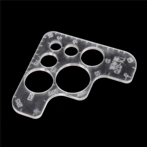 1pcs DX-20 Acrylic R Round Corner Module Leather Craft DIY Hand Board Tool 90*90mm Whosesale