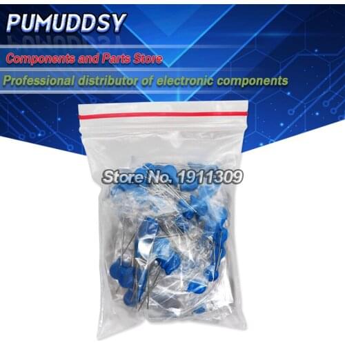 100PCS/lot 2KV high voltage ceramic capacitor Assortment Kit 2KV 102K 221K 332K 471K 472K 561K 681K 821K Ceramic Capacitors set