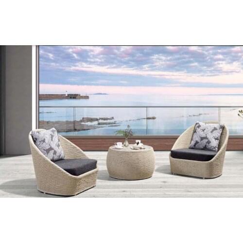 Outdoor Rattan Sofa Table Sets Balcony Villa Outdoor PE Rattan Table and Chairs Sets