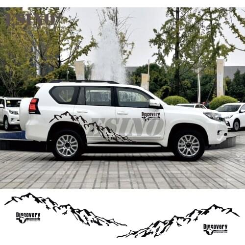 New Styling Auto DIY Styling Decal Stripe Car Body Vinyl Decal Body Side Door Stickers Vinyl Film For Highlander Land Cruiser