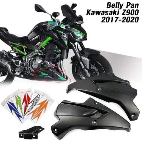 Z900 Belly Pan Engine Spoiler Fairing Cover Protector Bellypan Frame Kit Lower Panel For KAWASAKI Z 900 ZR900 17 2018 2019