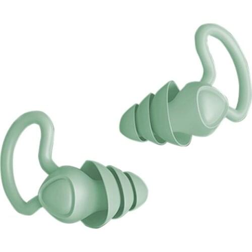 P82F 1Pair Noise Cancelling Earplugs Waterproof Diving Sleeping Anti-Noise Ear Plug