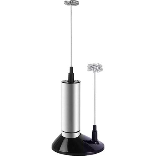 Milk Frother Handheld Battery-Powered Milk Frother with Base, Suitable for Milk Frothing Latte,Smoothie Drink Blender