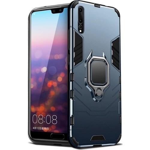 Luxury Ring Shockproof Soft Phone Case For Huawei P20 Pro case Silicone Cover For Huawei P20 case Huawei P20 Pro back cover