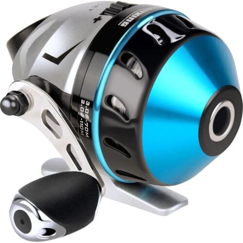 KastKing Cadet Spincast Fishing Reel 3.1:1 Gear Ratio Trouble-Free Push-Button Bait Casting Design with 100m 10LB Nylon Line