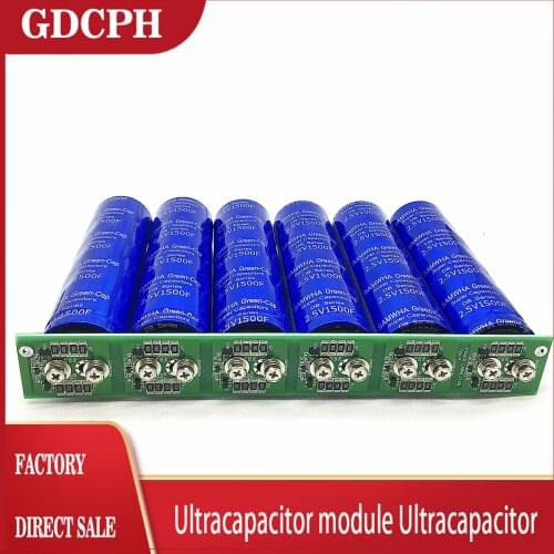 Samwha-Green Cap Supercapacitor automobile rectifier module 15V250F high current replaces 16V83F monomer 2.5V1500F*6