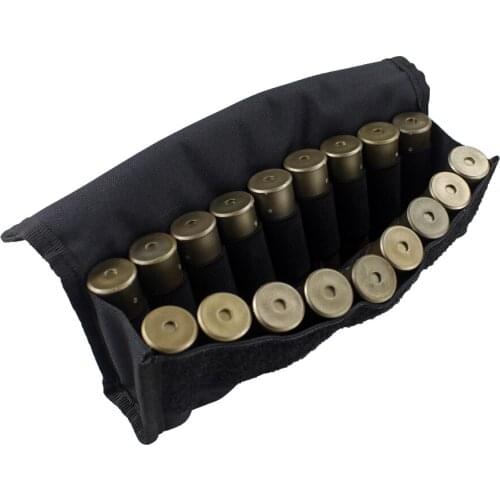 Tactical 18 Round Shell Holder Ammo Bag Hunting Shooting Military Molle Waist Bag 12/20 Gauge Shotgun Cartridges Bullet Pouch