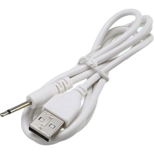 1m USB Jack Plug Aux DC2.5mm Audio Cable USB 2.0 To DC 2.5mm Elbow 2A Charging Line 2.5 USB USB2.5 Mono Audio Line