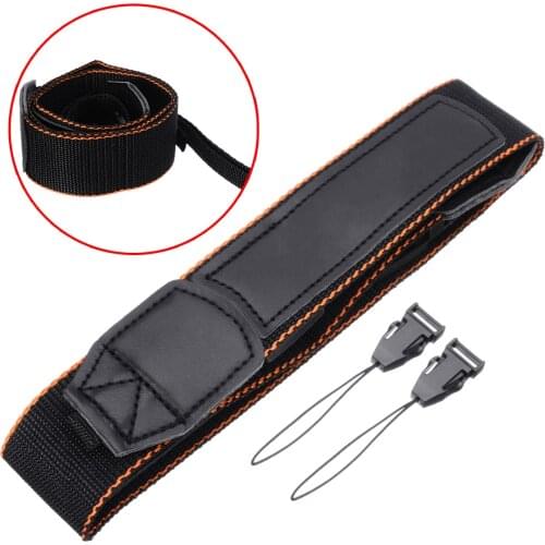 1pc Camera Neck Shoulder Strap Black Nylon Leather Belt For Sony A6500 A6300 NEX-7 RX100 V A7R II Camera Accessories