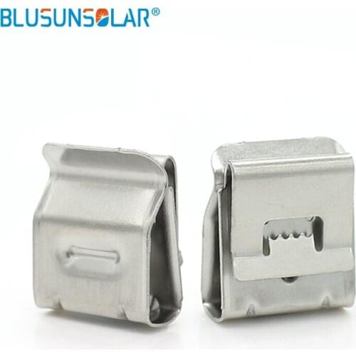1000pcs/lots high quality 304 solar PV cable clips,very tight for cable to stick panel