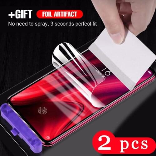 2Pcs protective film soft full cover for xiaomi redmi S2 5A 6A 4X note 6 5 pro phone screen protector Not Glass hydrogel film