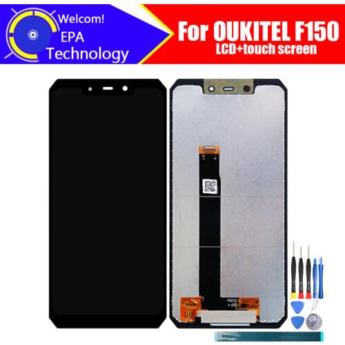 5.86 inch OUKITEL F150 LCD Display+Touch Screen Digitizer Assembly 100% Original New LCD+Touch Digitizer for OUKITEL F150+Tools
