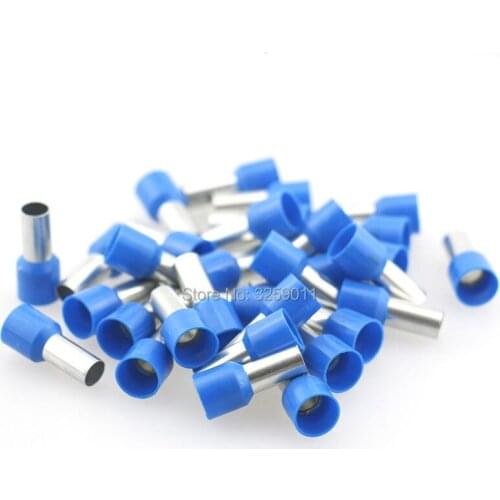 500PCS E16-18 Electrical Crimp tubular Pre-Insulating Terminal Block Wire Connector Cable Cord End Ferrule EV16-18 AWG 5 18.0mm
