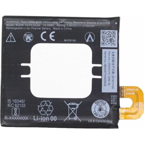 5pcs /lot 2700mAh BG2W Mobile Phone Replacement Battery For Google Pixel 2B Pixel 2 Li-ion Polymer Batteries