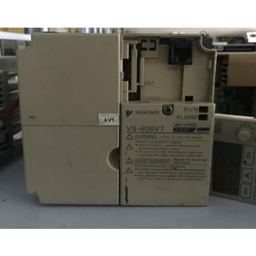 CIMR-V7AT43P7 3.7KW 380V inverter , used in good condition . 80% appearance new , good working , free shipping