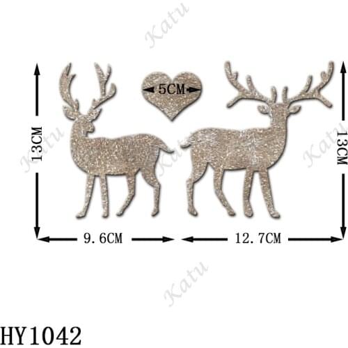 Christmas Elk Cutting Dies Wooden Dies Suitable for Common Die Cutting Machines on the Market