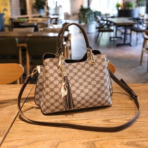 Mahjong Shoulder bags for women 2020 new luxury designer crossbody quality leather vintage female ladies shopper plaid handbags