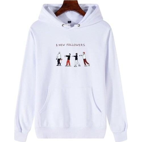 Cute Cartoon Sweatshirt Womens Korean Style Loose Long Sleeve Fleece-lined Fall/Winter New All-match Top Hooded Girl Wn