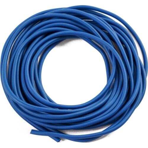 New 3m/6m/10m/20/50m Solid Core Pole Elastic Blue Diameter 2.2mm Fishing Lines Latex Tube Retention Rope Fishing Tackles