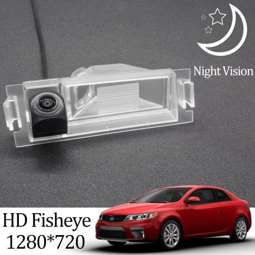 Owtosin HD 1280*720 Fisheye Rear View Camera For KIA Cerato Coupe/Forte Coupe 2008 2009 2010 2011 2012 Car Parking Accessories