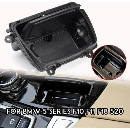 Black Plastic Center Console Ashtray Assembly Box Fits for BMW 5 Series F10 F11 F18 520 51169206347