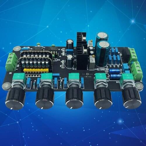 Preamp Tone Board UPC4570C OP AMP with LM317+LM337 Circuit Stereo Preamplifier Volume Tone Control Super OPA2604 AD827JN