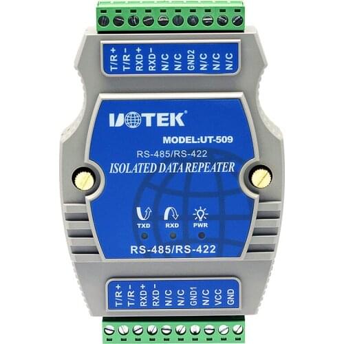 Industrial-grade High-performance RS-485/422 Photoelectric Isolation Repeater UT-509