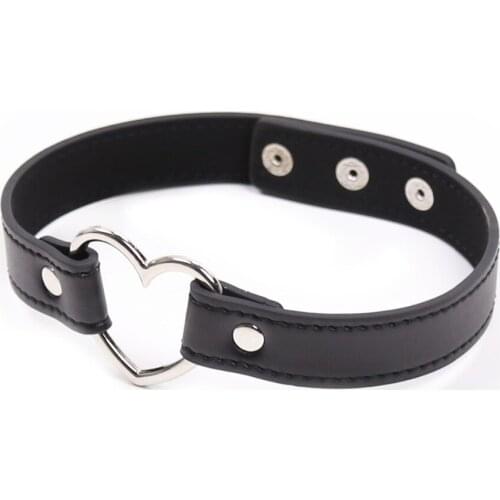 Adult sex games leather bdsm collar sexy toys for women BDSM fetish bondage restraints collar Erotic products