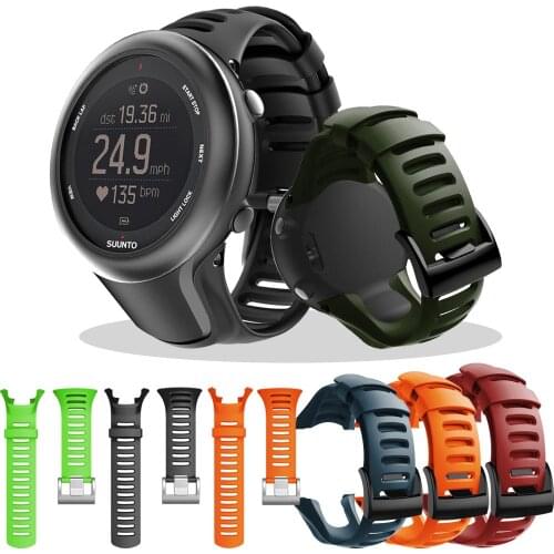 Silicone Strap For SUUNTO Ambit 1 2 3 WatchBand Replacement Smart Wristband Bracelet For Suunto AMBIT 1/2/2S/2R/3P/3S/3R Straps