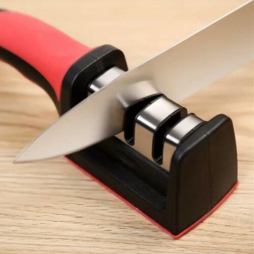 Kitchen Knife Sharpener 3 Stage Knife Sharpening Tool Tungsten Ceramic Sharpener Fast Knives Sharpening Stone Knife Accessories