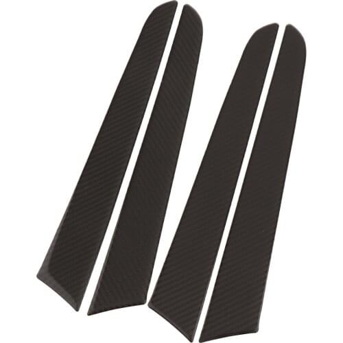 Car Door Inner Armrest Handles Strip Decor Trim Black 4pcs for Q5 10-17