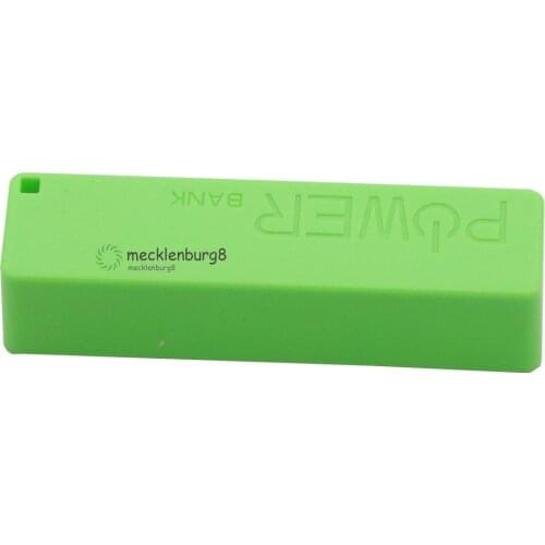 USB replacement batteries for phones Case Kit 18650 solar panel box kit shell Green DIY Kit