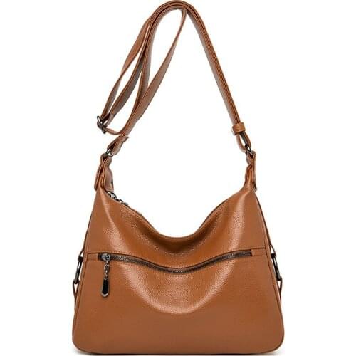 Women Messenger Bags Good Quality Very Soft Washed Leather Female Shoulder Bag For Mother Handbag bolsa feminina Sac Muje C1238