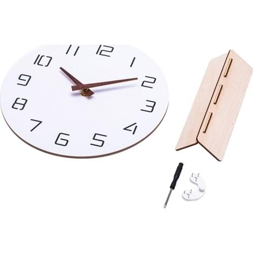 10 Inch Modern Wall Clock, Silent Battery Operated Quartz Decorative Simple Wall Decor for Living Room,Office,Bedroom,Home