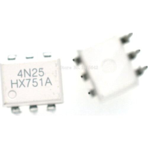 10PCS 4N25 DIP6 DIP Photoelectric Coupler Optocoupler DIP-6 New