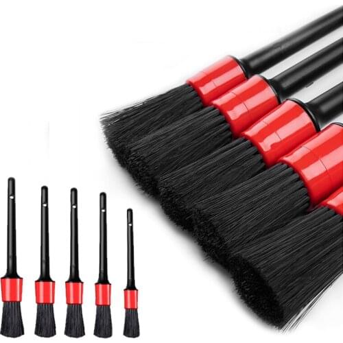 Car Clean Brush Detailing Duster Cleaning Brush For Auto Washing Car Interior Cleaning Wheel Gap Rims Dashboard Car Wash Tool