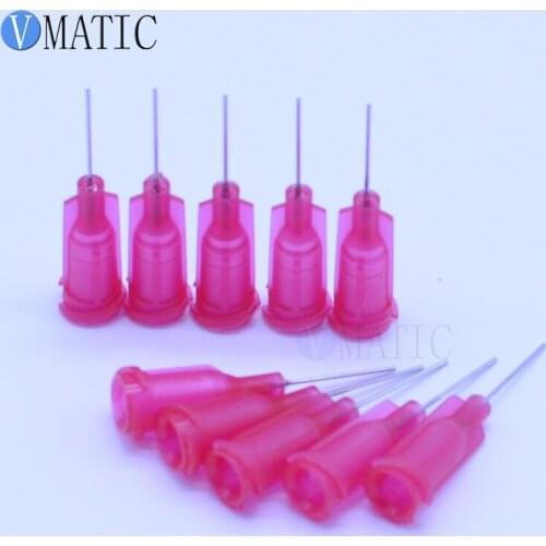 Free Shipping 100Pcs 0.5'' 25G Dispensing Needle 1/2 Inch