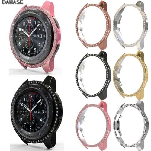 Bling Diamond Case For Samsung Galaxy Watch 42mm 46mm Cover Protective Bumper Gear S3 Frontier Shell