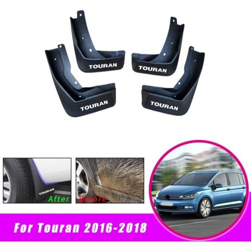 Mud flaps for VOLKSWAGEN Touran 2016 2017 2018 for Fender Mudguards splash guard car sticker car accessories 4PCS