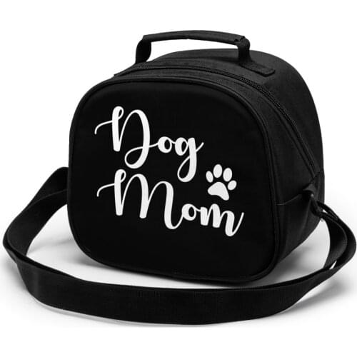 DOG MOM Children fashion lunch bag thermal insulated bag travel casual insulated picnic bag