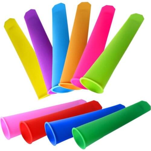 Long silicone ice pop maker Push Up Ice Cream Jelly Lollipop For Popsicle Silicone ice pop Mold Mould LX2049