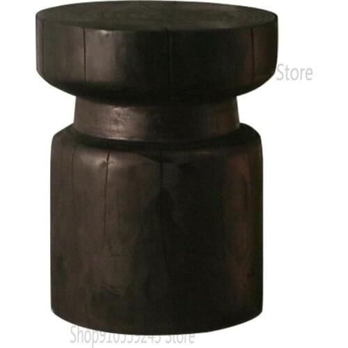 Customized Shipping Nordic Sofa Side Table Wooden Pier Coffee Table Mobile Sofa Side Table Solid Wood Side Table Living Room Cre