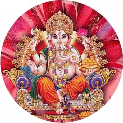 Hindu Lord Ganesha Indian India Funny Car Stickers Vinyl Car Wrap Fashion Personality Cover Scratches Waterproof Creative Decal