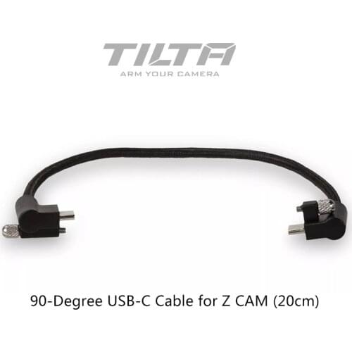 Tilta 90-Degree 20cm USB-C Cable for Tiltaing Z CAM Camera Cage