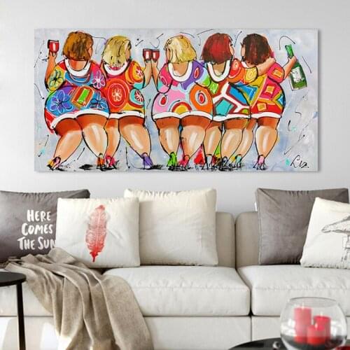 Fat lady 5d diy diamond painting cross stitch full drill Diamond Embroidery wall painting wedding gift drop shipping home decor