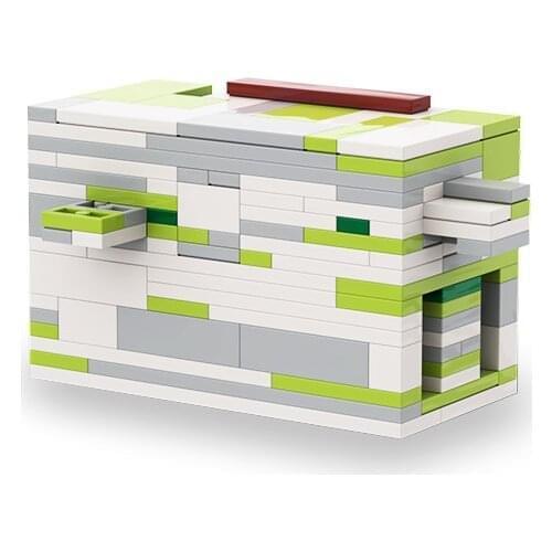 Moc Decryption Brick Box Decompression Puzzle Assembling Building Blocks Fashional Birthday Gifts Kid Toy