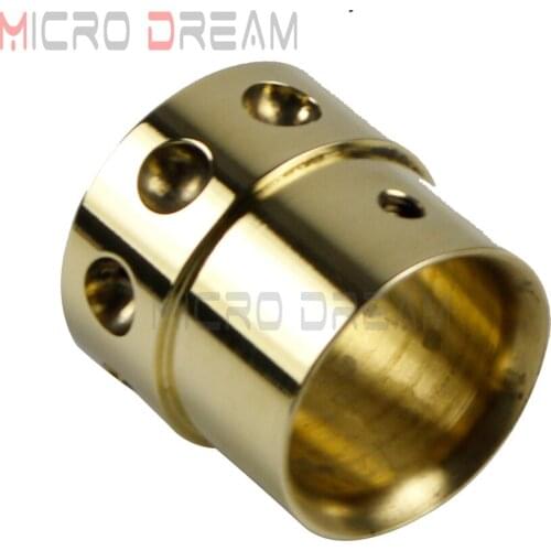 Old School Motorcycle Drilled Exhaust Tips 1.75" & 1-3/4" Brass Muffler Pipes Tip For Harley Scrambler Bobber Cruiser Cafe Racer