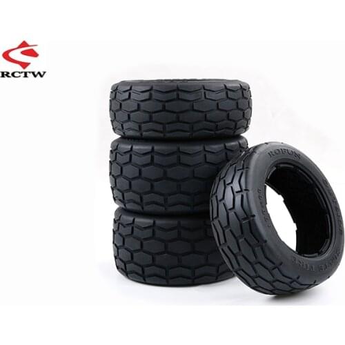 New Style Front and Rear Tire Skin 4pc for 1/5 Hpi Rovan Km Baja 5b ss Buggy Rc Car Parts