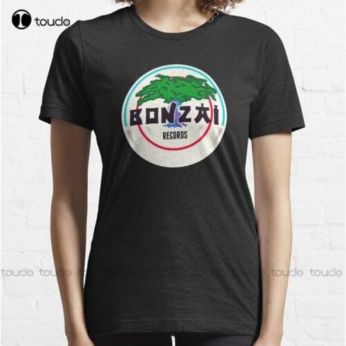 New Bonzai Records - Hardcore T-Shirt Women Mens Swim Shirt Cotton Tee S-3Xl Unisex